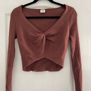 Abercrombie & Fitch Twist Front Sweater